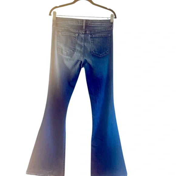 Flying Monkey Mid Rise Flare Stretch Jean Womens Size 29 - Picture 7 of 15